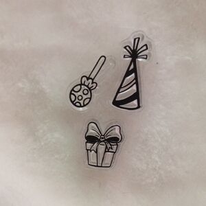 Elegant Celebration Design Stamps - Black and White